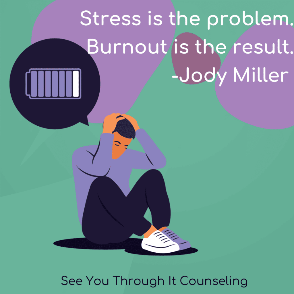 Stress and Burnout Quote